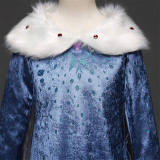 ✨ - Vestido Largo Elsa con Capa Disfraz de Princes