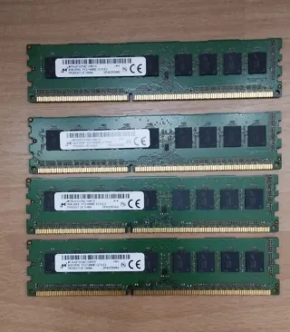 4x Módulos RAM Micron DDR3 8GB