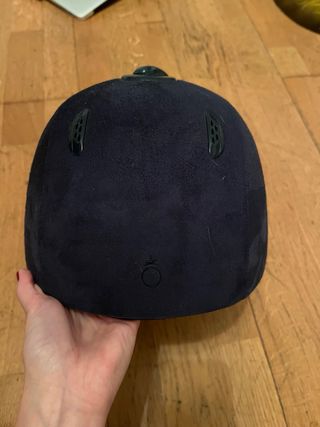 Casco de hípica azul