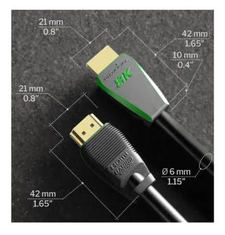Cable HDMI 2.1 8K KabelDirekt Gamer 3m