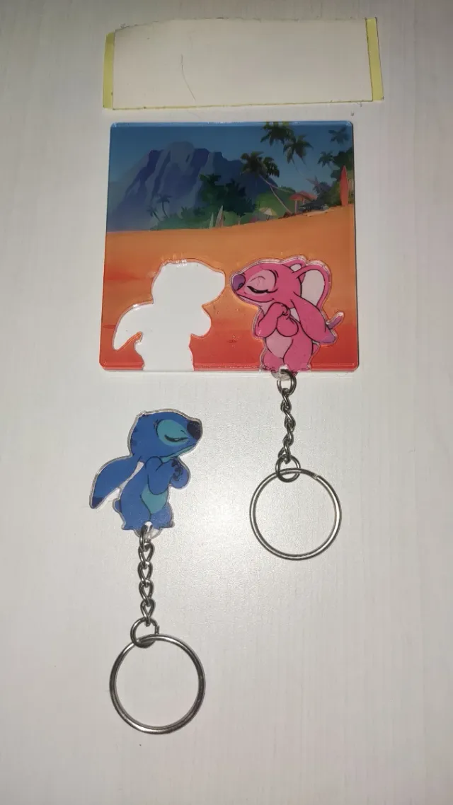 Llaveros Lilo y Stitch Pareja