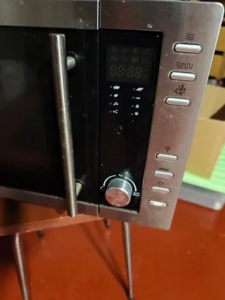 Microondas plateado