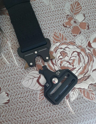 Cintura da uomo NUOVO, fibbia metallo impermeabile