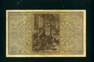 Billete 1000 pesetas Banco de España 1938