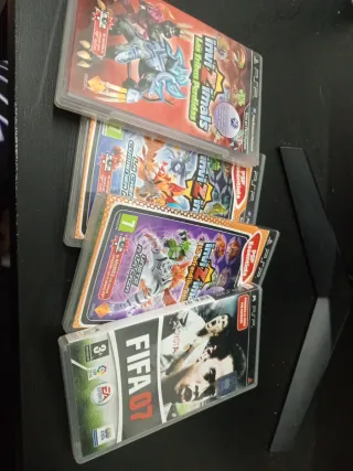 Lote 4 Juegos PSP: FIFA 07, InviZimals x3