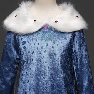 ✨ - Vestido de Princesa Elsa Niña Manga Larga Vest
