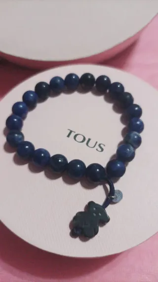 Pulsera Tous Azul y Plata