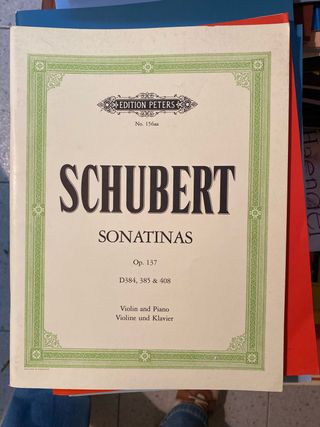Schubert Sonatinas Op. 137