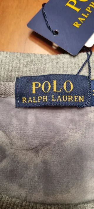 Sudadera Polo Ralph Lauren Gris Talla L