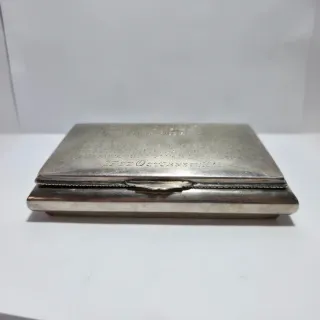 Scatola in argento Camusso commemorativa Cinzano