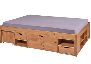Cama canapé madera con cajones