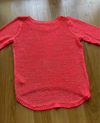 Jersey coral Only cuello redondo T.XS