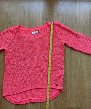 Jersey coral Only cuello redondo T.XS