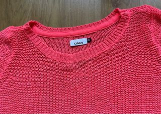 Jersey coral Only cuello redondo T.XS