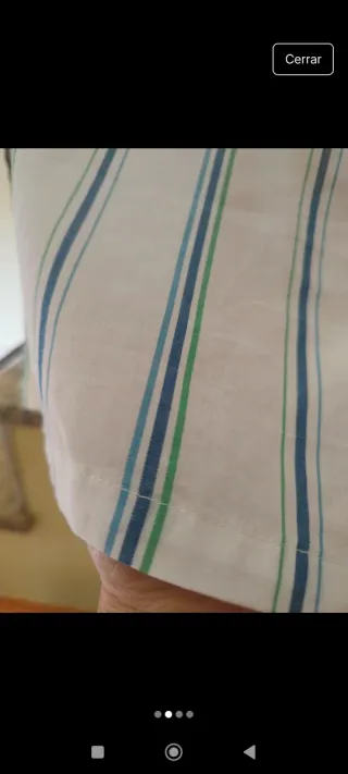 Pantalones cortos de pijama a rayas M