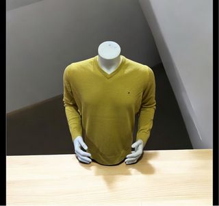 Jersey Tommy Hilfiger Cachemira Mostaza