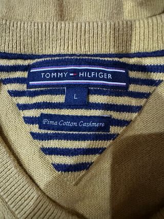 Jersey Tommy Hilfiger Cachemira Mostaza