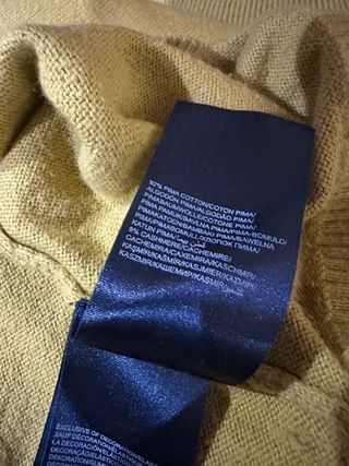 Jersey Tommy Hilfiger Cachemira Mostaza