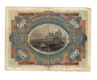 500 pesetas 1907 Banco de España