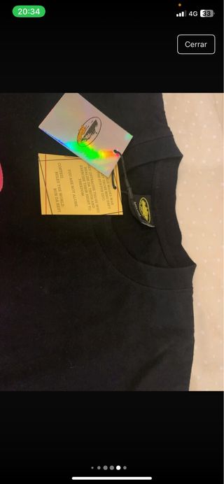 Camiseta Corteiz Negra Original