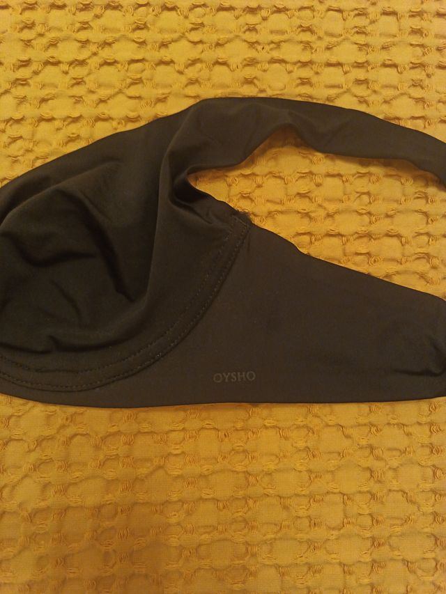 Sujetador negro mujer