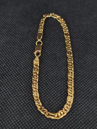 Pulsera oro 18k  arabesca maciza. 051-05-00411