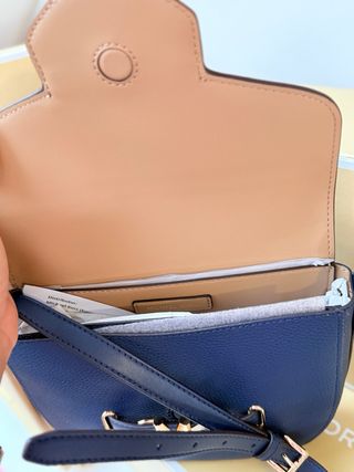 Bolso Michael Kors Azul y Dorado