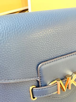 Bolso Michael Kors Azul y Dorado