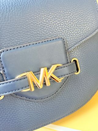Bolso Michael Kors Azul y Dorado