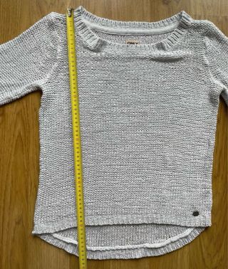 Jersey gris Only cuello redondo talla XS