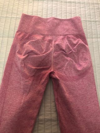 Leggings deportivos largos verdes y rosas