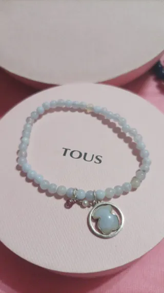Pulsera Tous Azul y Plata