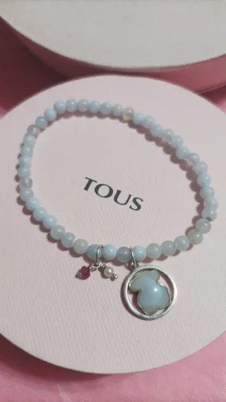 Pulsera Tous Azul y Plata