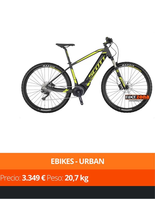 Bicicleta Scott Eléctrica cambio por bici sinmotor