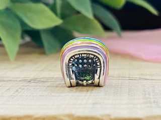 Charm Casco Moto Multicolor - Plata
