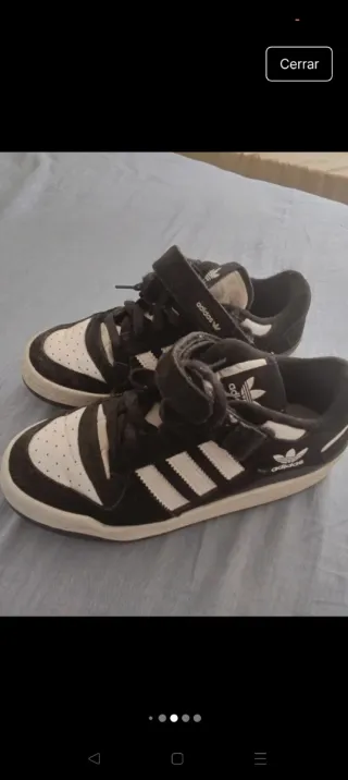 Zapatillas Adidas Forum Negras y Blancas