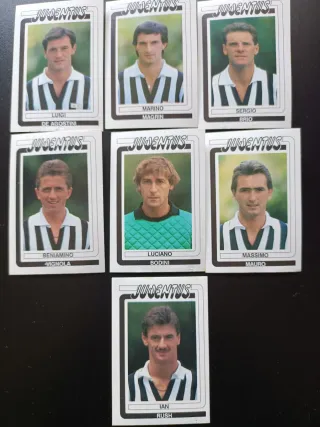 Lotto figurine calcio Juventus 1988