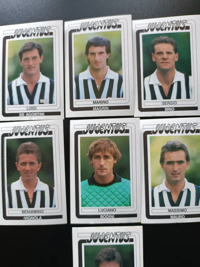 Lotto figurine calcio Juventus 1988