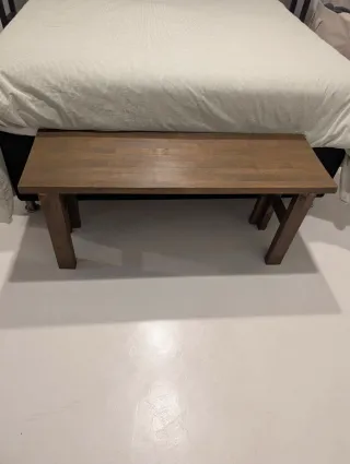 Banco de madera para jardín