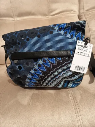 Bolso Desigual Azul y Negro