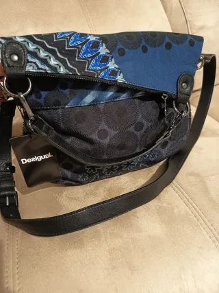 Bolso Desigual Azul y Negro