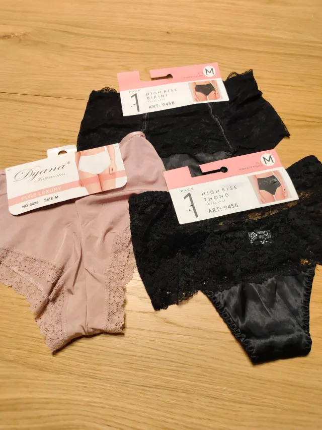 Pack 3 Braguitas Dyana Encaje Talla M