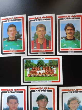 Lotto figurine calcio Flash 1988 Milan