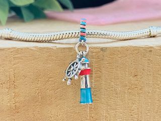 Charm Faro y Timón Náutico - Plata