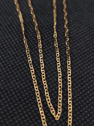Cadena oro 18k forzada con barra051-02-00413