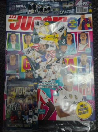 Revista Jugón 223 con cromos