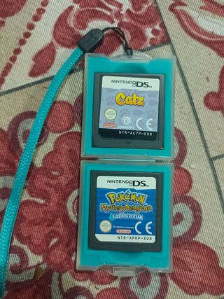 Juegos Nintendo DS: Catz y Pokémon.