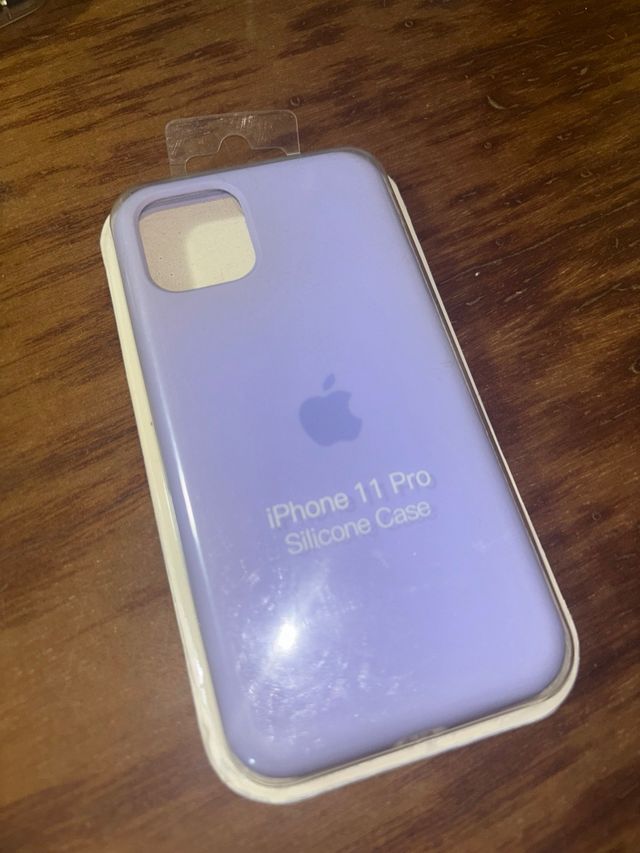 Custodia in silicone viola per iPhone 11 Pro