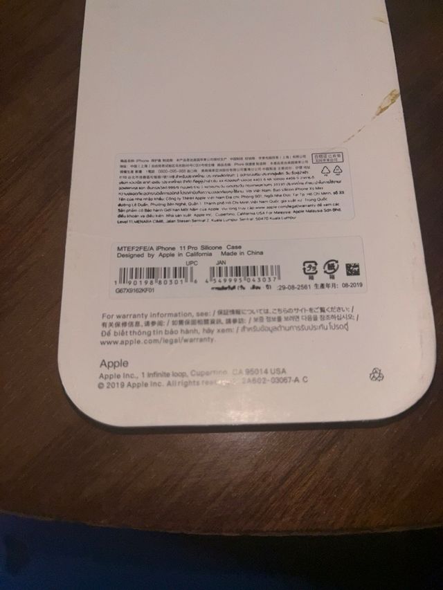 Custodia in silicone viola per iPhone 11 Pro