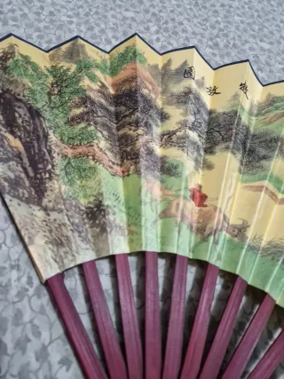 Ventaglio cinese dipinto a mano